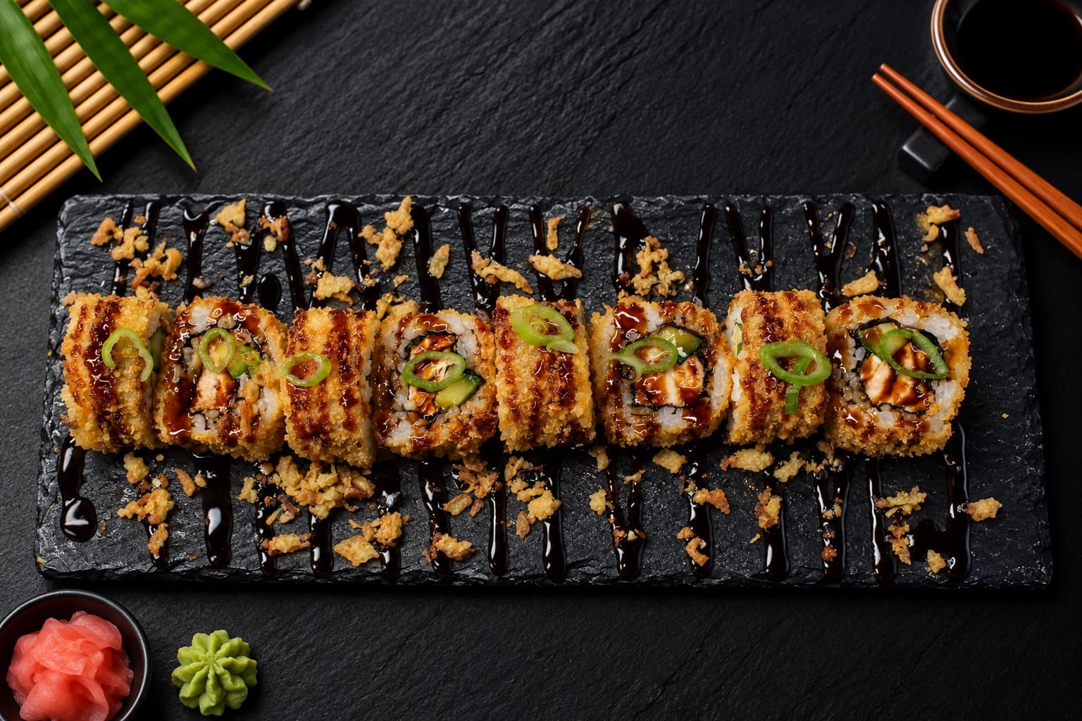 Fried salmon roll
