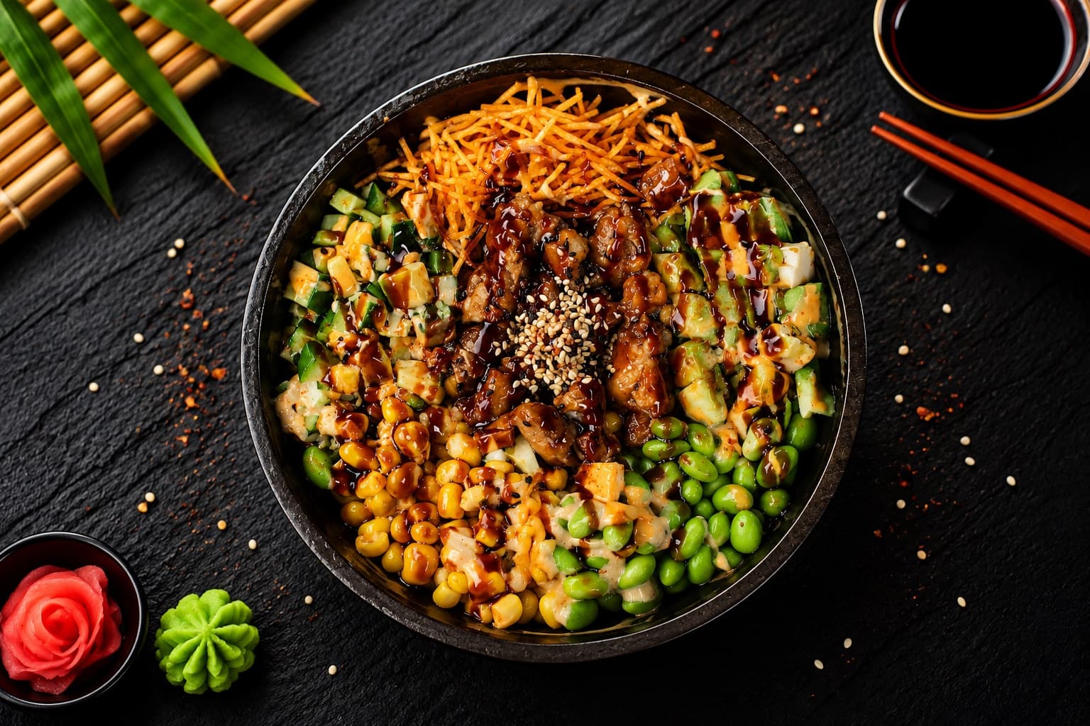 Teriyaki Chicken Poke