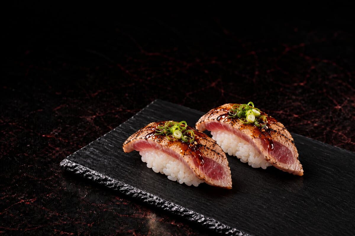 Flamed Tuna Nigiri