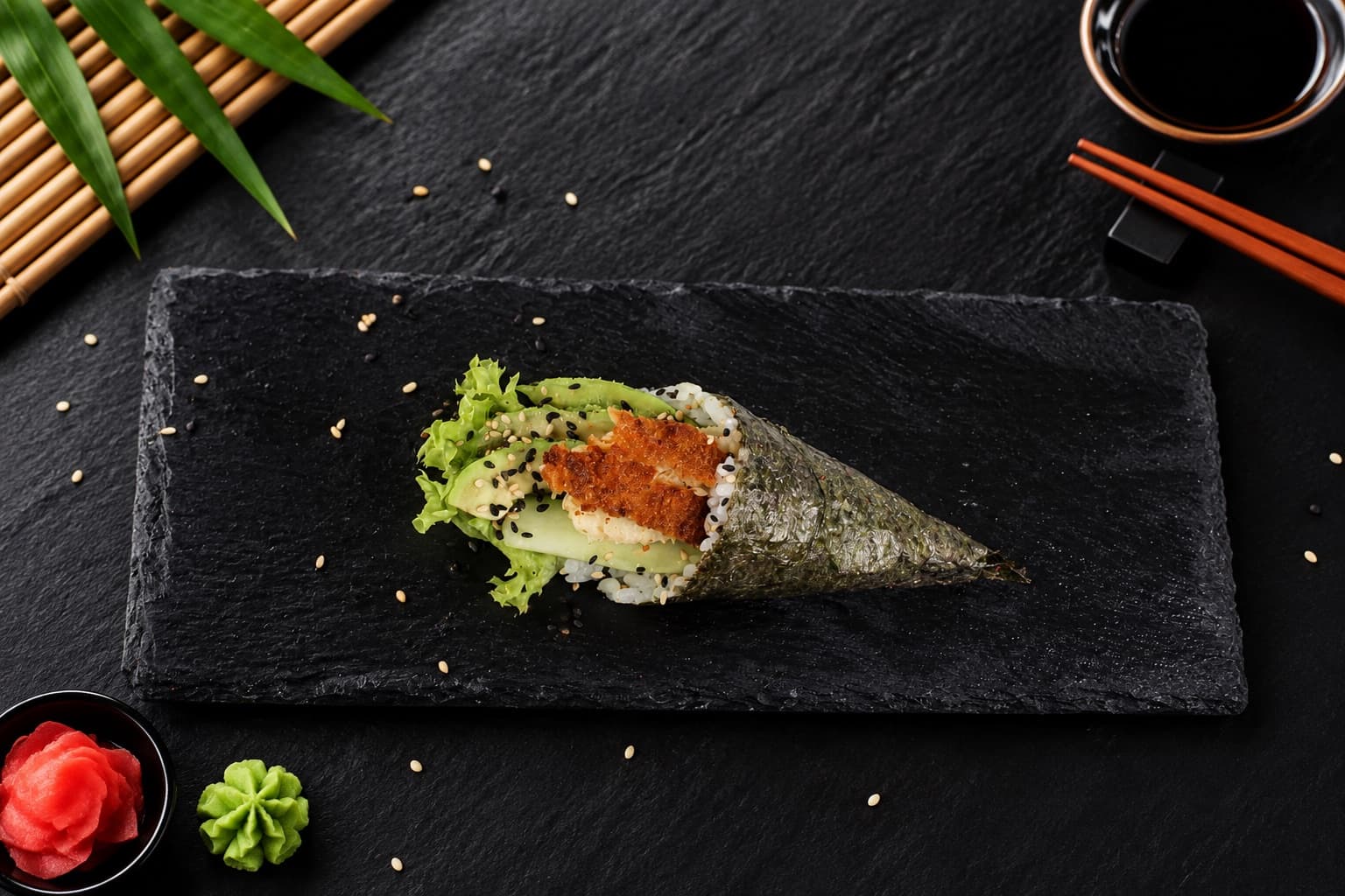 Chicken Crunch Temaki