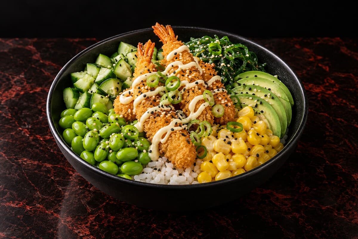 Vegan Ebi Poke